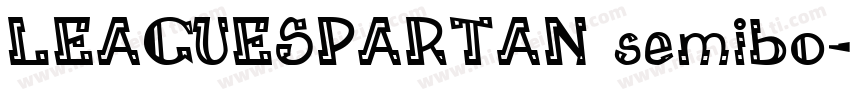 LEAGUESPARTAN semibo字体转换